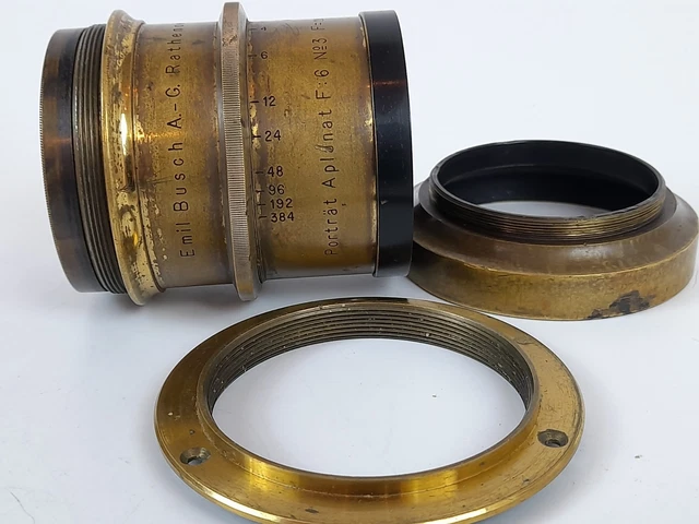 A.- G.Rathenow. Tennoplan F:6.8 F=195mm NJ30)Emil Busch/エミール