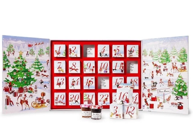 BONNE MAMAN 2025 Limited Run Edition Advent Calendar, 24 Spreads ...