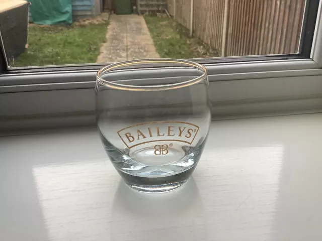 Baileys Irish Cream Liqueur Whiskey Glass Barrel Shaped Tumbler