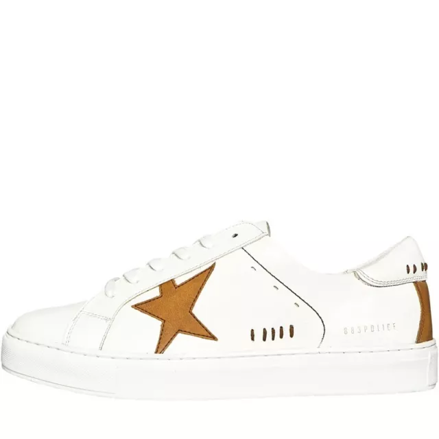 Mens white hotsell trainers size 8