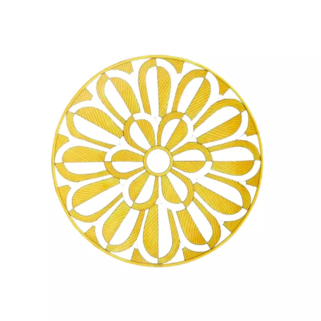 New Hermes Soleil D'hermes Pair Of No. 2 Dessert Plates #P046107P Brand Nib F/Sh