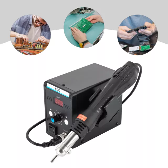 700W Hot Air Rework Station Soldering Heat Gun Digital Display Quick Station 2