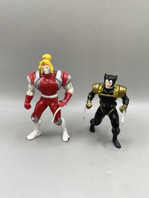 X-Men Toy Biz Marvel Heavy Metal Heroes Die Cast Figures Omega Red Wolverine