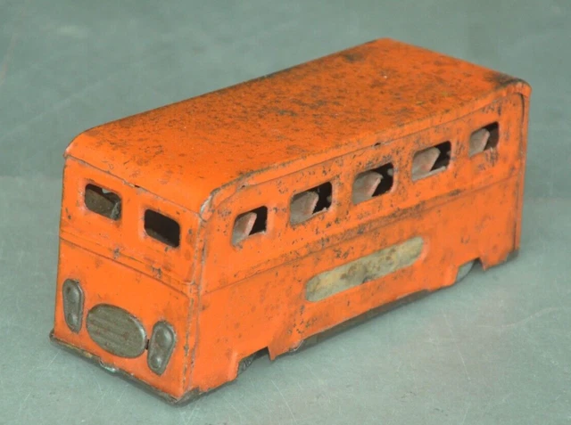 Tram / Wagon Trambino Réf. 2125 Gelb - Jouet Ancien En Métal Vintage