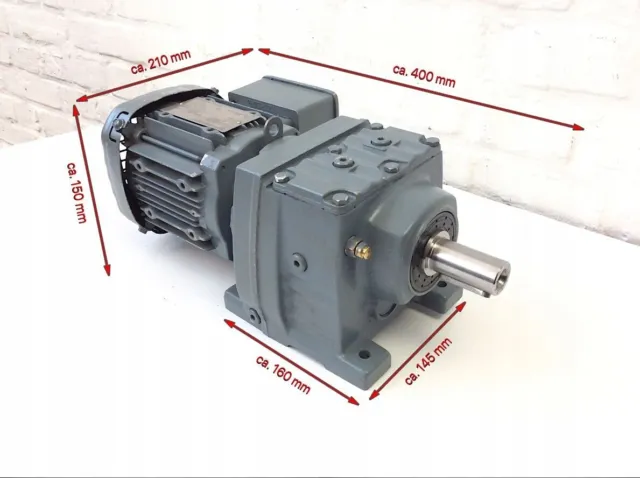 SEW Eurodrive Getriebemotor R37 DRS71S4/ABE8 0,37 kW 1380/35 U/min /#8 G0AG 9667