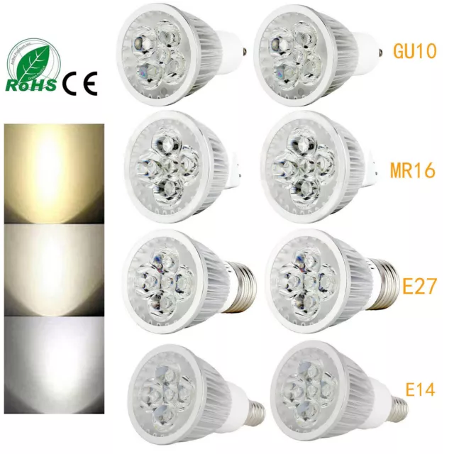 1Pcs 10Pcs Dimmable LED Spotlight Bulbs MR16 GU10 E27 E14 9W 12W 15W 220V Lamps