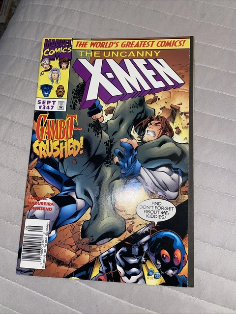 The Uncanny X-Men #347 Marvel Comics 1997 Newsstand Comic Book Gambit Cover