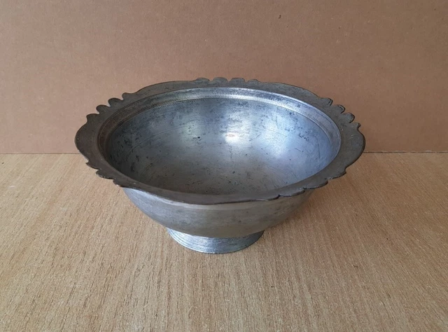 ANTIQUE 150 year old OTTOMAN GENUINE COPPER BOWL HAND FORGED 19th century