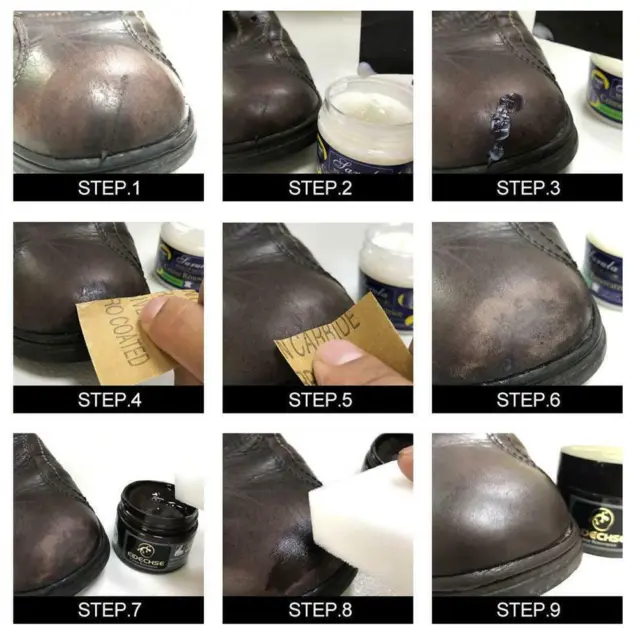 70g Leather Repair Filler Cream Kit Restore Car Seat Scratch Scuffs Hole W3Y5