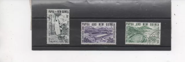 Papua New Guinea Stamps 1969 South Pacific Games set of 3 fine used SG156-158