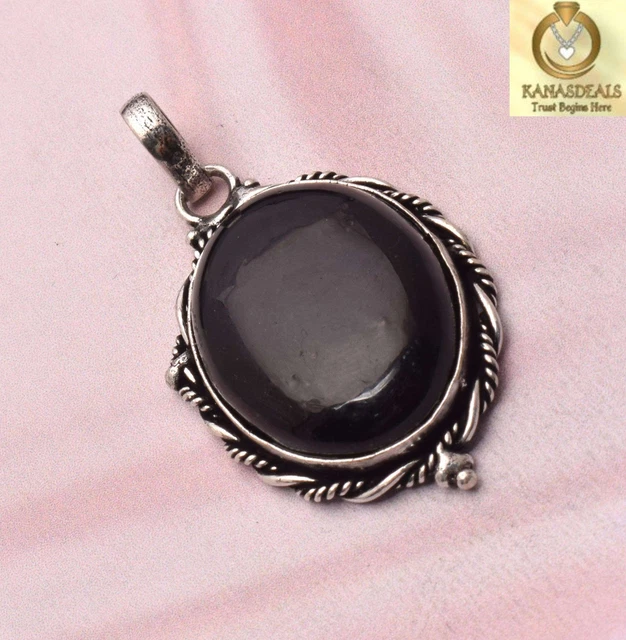 Black Onyx Plated Pendant Jewellery Sale 13.0 GM Discount @1.49-43284