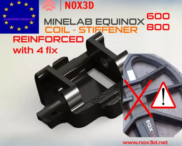 renfort equinox minelab 600 800 coil Strengthener Bobine Raidisseur reinforced