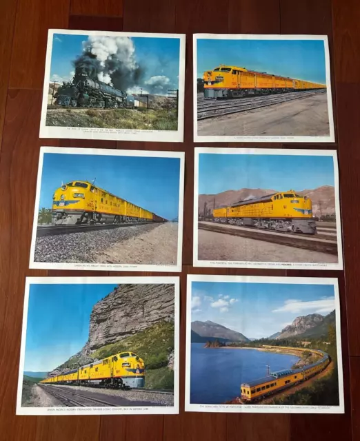 Vintage 1950'S Union Pacific Railroad Advertising Photos