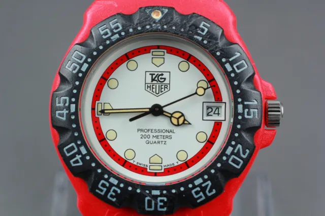 [Exc+5] TAG Heuer Formula 1 385.513/1 Professional Quartz Boy's Watch JAPAN Used
