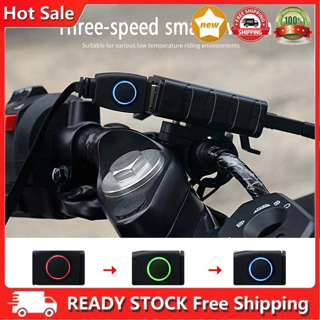 Heating Hand Grip Cover Waterproof Electric Heated Handle Grips Motorcycle Parts