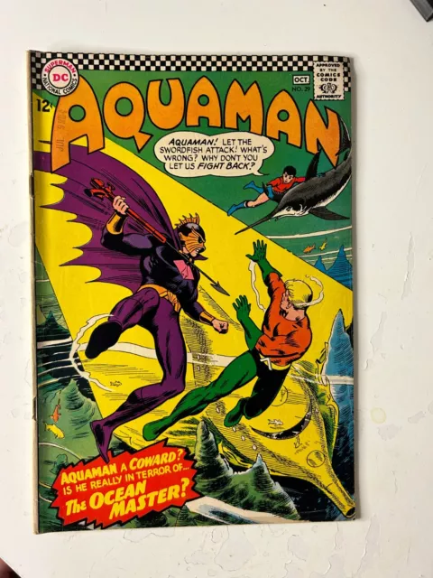 Aquaman #29 ~ Origin & 1st App of  Ocean Master Orm~ 1966 DC