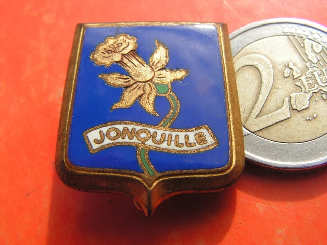 Insigne Marine Nationale Française – Dragueur 331 – Fabrication Augis SB Lyon – Bon état