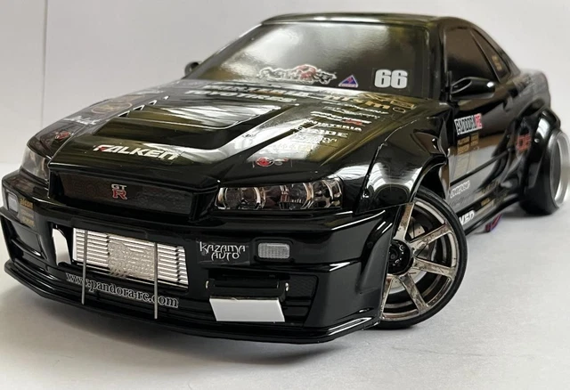 Gt R R34 Rc Body Shell TAMIYA 1/10 NISMO R34 Gt-R Z-Tune Pre-Painted Complete Body Rc Car ...