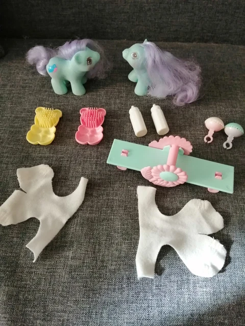 Mon petit poney G1 Vintage my little pony Baby drink and wet cuddles