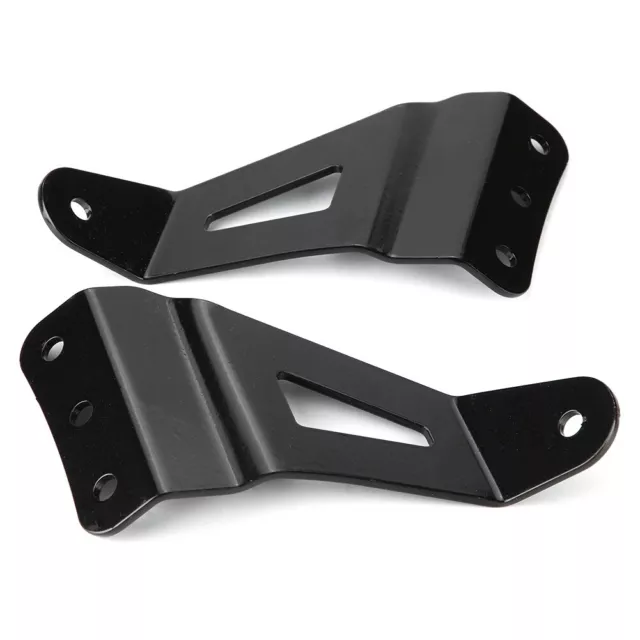 52in Curved LED Light Bar Mounting Brackets For F250 4WD 2WD 1999‑2015