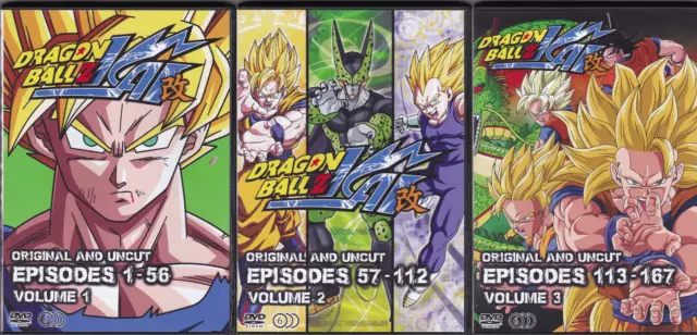 Dragon Ball Z Kai:The Complete Season 1-7 Episodes 1~ 167