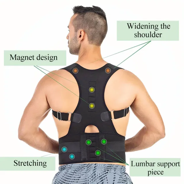 #1 Fajas Ortopédicas Para Hombres Faja Correctora De Postura La Espalda Talla