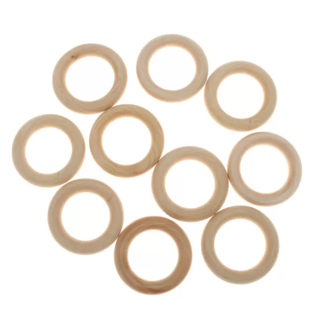 Bamboo Jewelry Making Tools Unfinished Wood Natural Wooden Circles