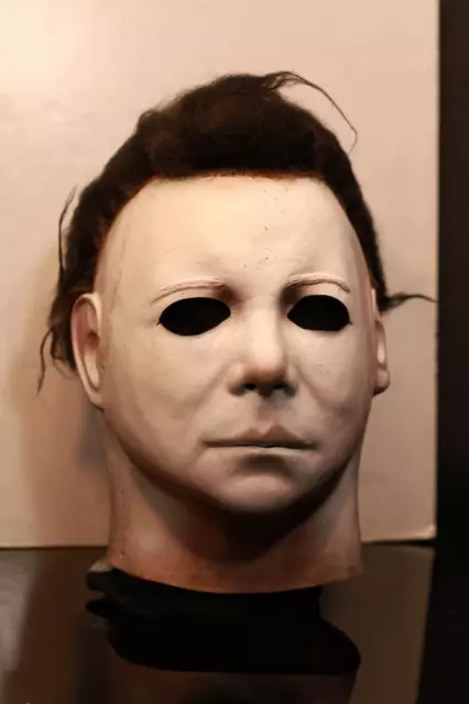 Michael Myers maschera per adulti costume abito fantasia festa cosplay lattice microfono 2