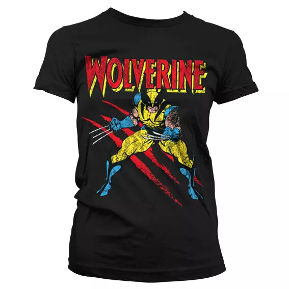 Wolverine Girly T-Shirt Femme sous Licence Officielle