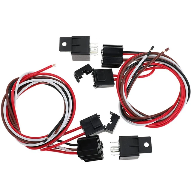 CAR DUAL ELECTRIC Cooling Fan Wiring Relay Install Kit 185/175