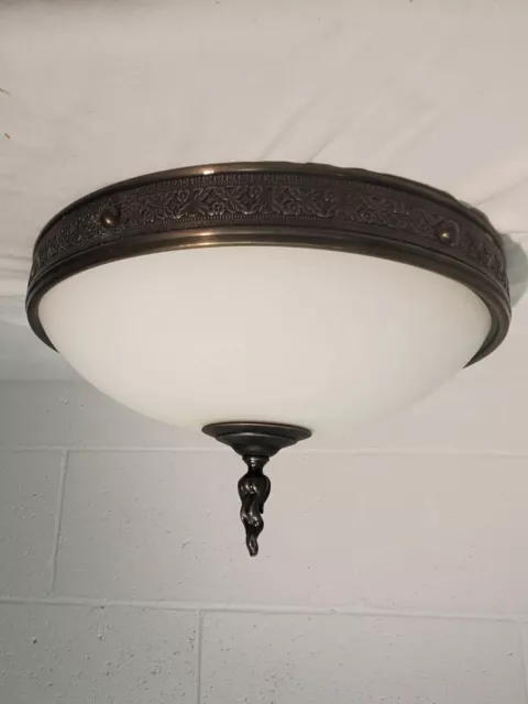 Ceiling Light Globe Flush Mount Chandelier Fixture Greek Art Deco Nouveau Flame