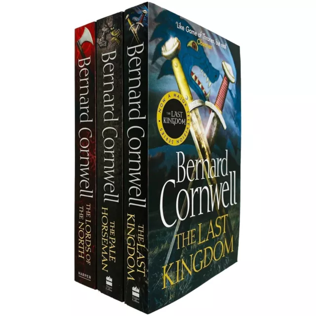 The Last Kingdom Series Books 1 - 3 Collection Set by Bernard Cornwell NEW Pack