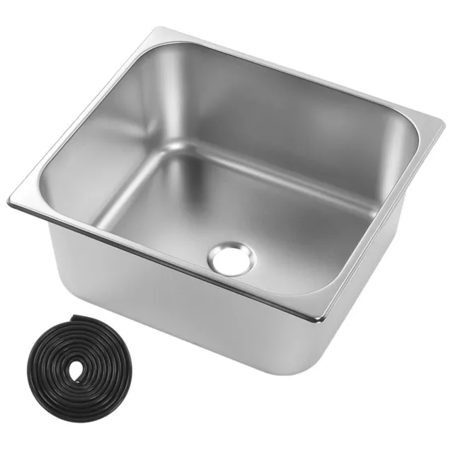 RV Sink Camper Kitchen Undermount L330 W300 H150mm 304 Stainless Steel Sink