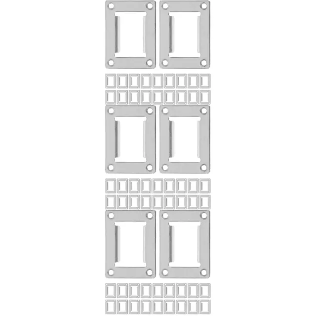 60 Pcs Türknauf Platte Türschließbleche Deckplatte Schnalle