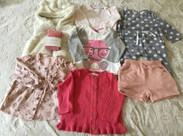 Baby Girl clothes bundle 6-9 Months Next, Little White Co., George, Fred & Flo