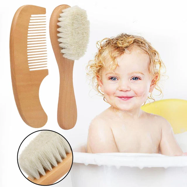 KOLZEMV Baby Haarkamm Set 6-teilig - Milchschorf Kamm & Bürste Für Neugeborene