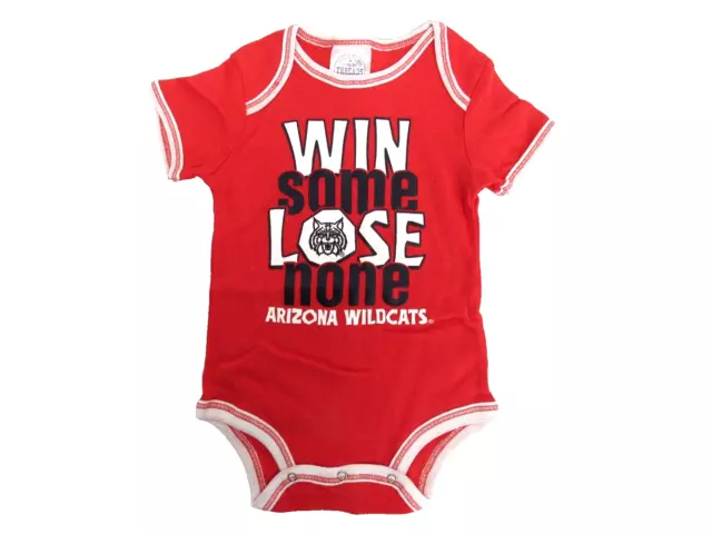 NCAA Arizona Wildcats Infant Bodysuit One Piece Creeper Size 0-3 Months