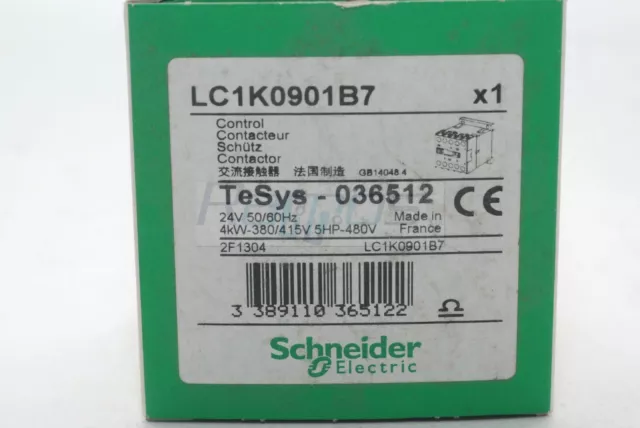 Lc1K0901B7 Contattore 3 Poli 9 A  Telemecanique Schneider Electric