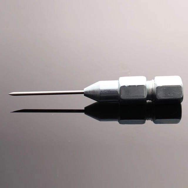 Adaptador bucal de punta de aguja para pistola de grasa manual largo ametralladora accesorio Le