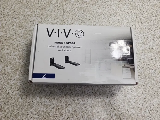 Vivo Steel Universal Soundbar Wall Mount Adjustable Speaker Brackets Samsung ETC