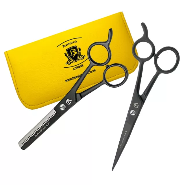 Professional Barber Scissors 6" Razor Sharp Hair Cutting / Thinning Scissor Set