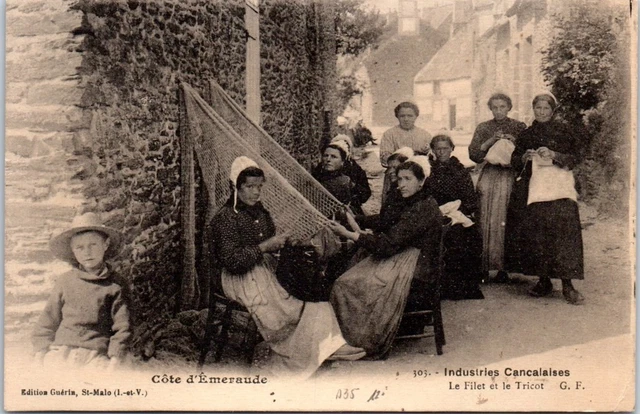 35 CANCALE - industrie cancalaise, filet & tricot.
