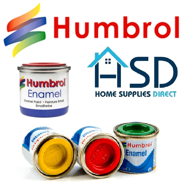 HUMBROL ENAMEL MODEL Paint 14ml All Colours Airfix Revell Matt Gloss