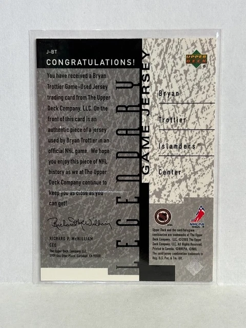 KEITH TKACHUK STICK 2000 Upper Deck MVP jeu d'occasion souvenirs PSA 8