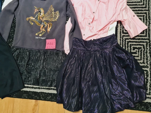 #A47💜 Huge Bundle Of Girls Clothes 12-13-14years GEORGE NEXT F&F HOLLISTER RALP 2