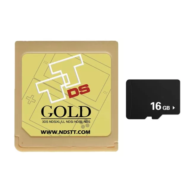 Für -Spielkarte TTDS GOLD Brennkarte + 16G-Speicherkarte für  NDSIXL/8147