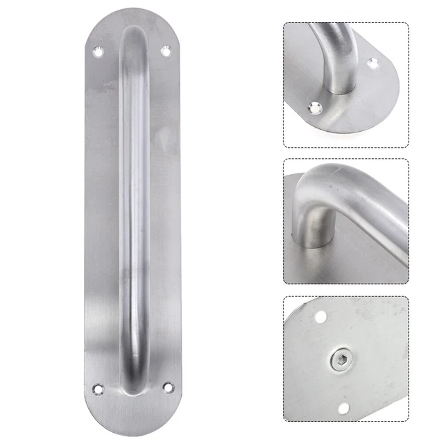 Industrial Pipe Door Handle Garage Handles Metal Fire Thicken