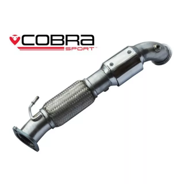 Cobra Sport Focus Mk3 ST250 Front Down Pipe Sports Cat 3"