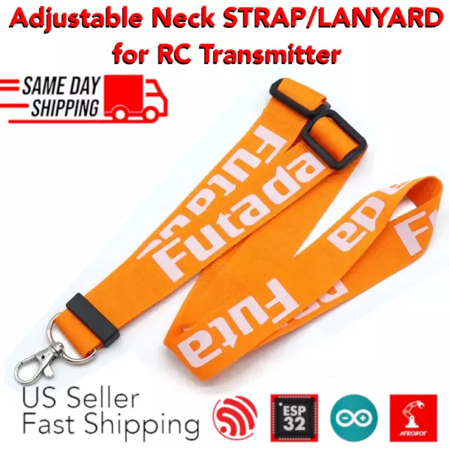 New Adjustable Orange Neck RC Transmitter STRAP Lanyard For Futaba Model