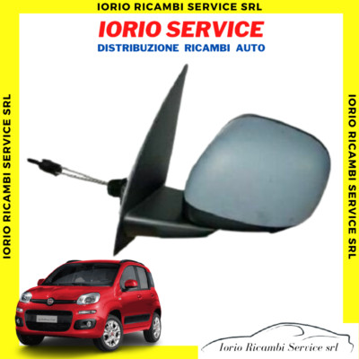 DEPO Specchietto Retrovisore Fiat Panda 312 dal 2011> Completo Destro Manuale Dx Nero 